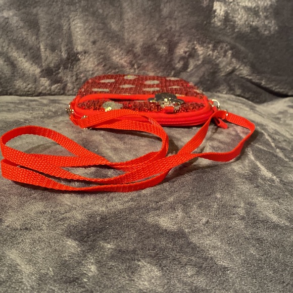 Disney Parks Original Minnie Mouse Polka Dot Sequin Mini Tablet/iPad Bag/Purse - Picture 3 of 7